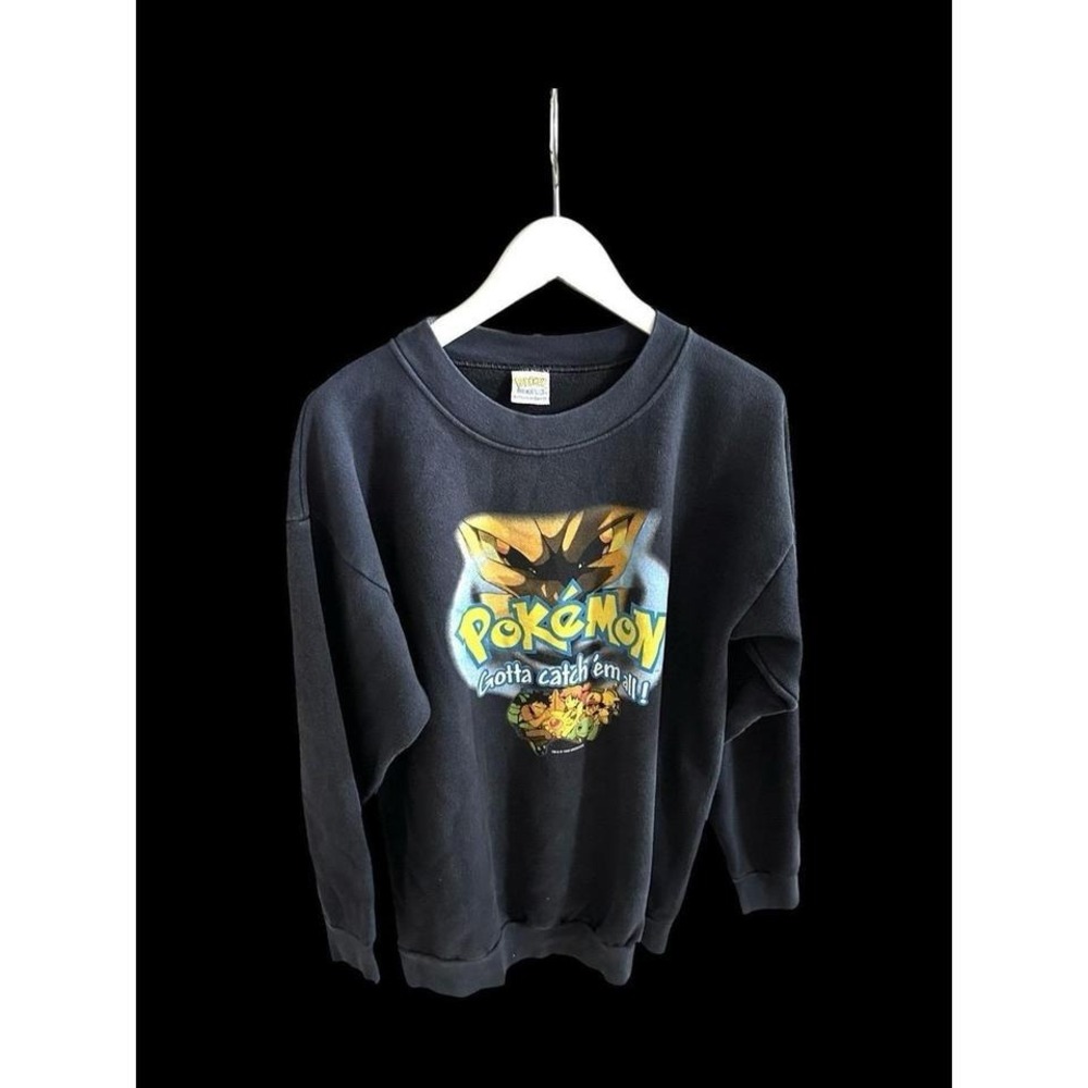 Vintage 90s Pokemon Movie Promo Sweatshirt Adult Large Nintendo RARE